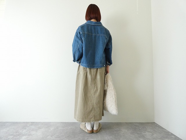RINEN(リネン) 16/1 14ウェルコーデュロイスカートの商品画像4