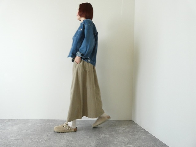 RINEN(リネン) 16/1 14ウェルコーデュロイスカートの商品画像6