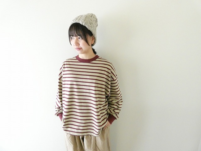 Veritecoeur(ヴェリテクール) taco cottonボーダーロングスリーブの商品画像2