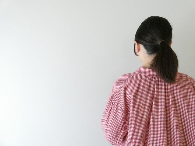 bulle de savon(ビュルデサボン) ふわふわギンガムブラウスの商品画像6