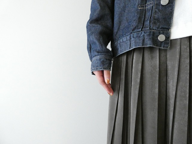 Ballsey(ボールジィ) スエードサテンテクニカルトッププリーツスカートの商品画像2