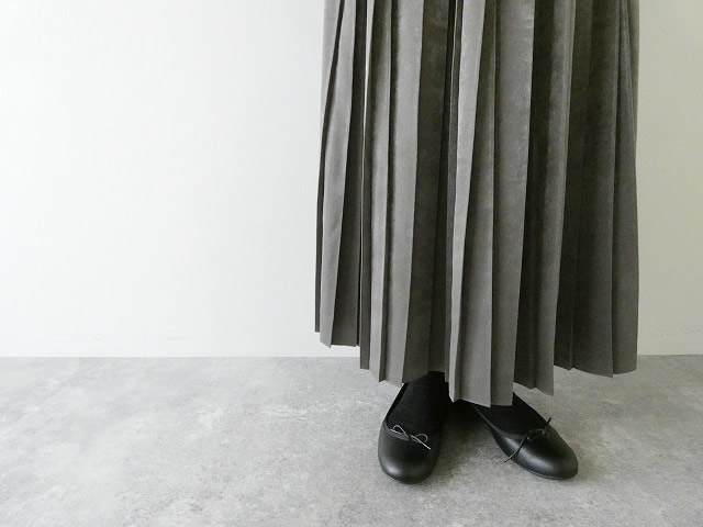 Ballsey(ボールジィ) スエードサテンテクニカルトッププリーツスカートの商品画像3