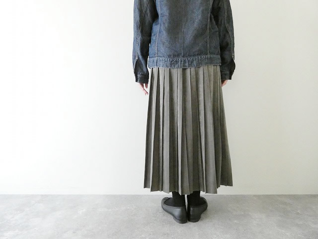 Ballsey(ボールジィ) スエードサテンテクニカルトッププリーツスカートの商品画像8