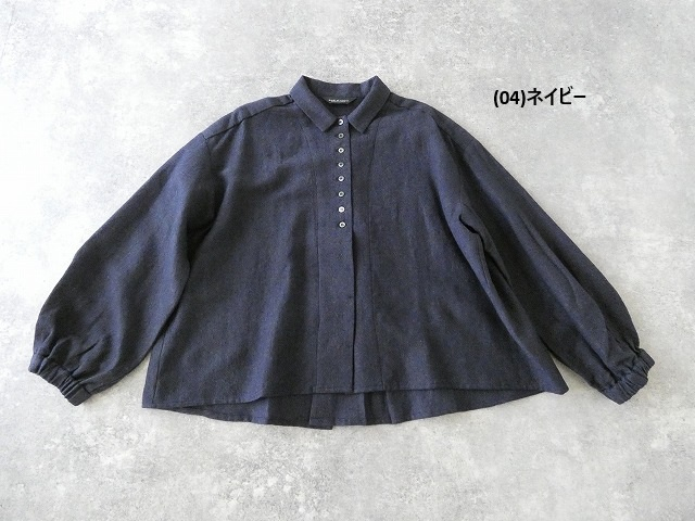 Hands of creation(ハンズオブクリエイション) リネンウールリファインプチカラーオーバーブラウスの商品画像28