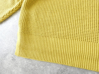 SOUFFLE ウォッシャブルワッフルニットボトルネックプルオーバーの商品画像35