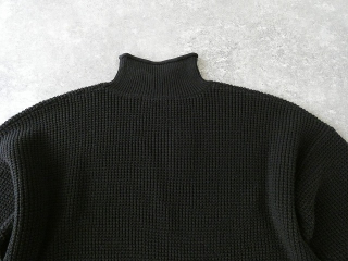 SOUFFLE ウォッシャブルワッフルニットボトルネックプルオーバーの商品画像63