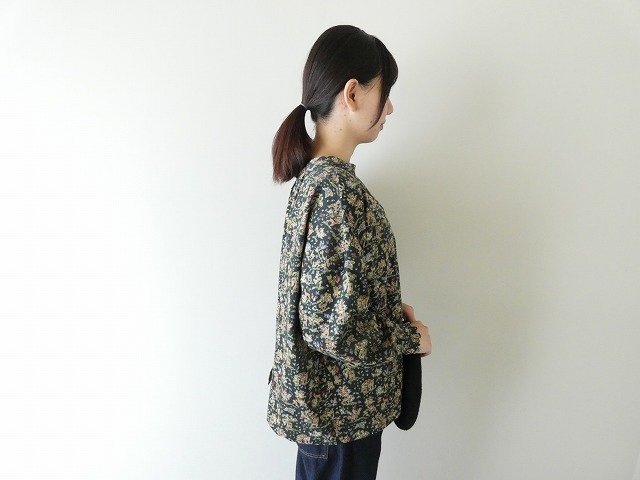 sosotto(ソソット) リバティコーデュロイ2WAYスタンドブラウスの商品画像6