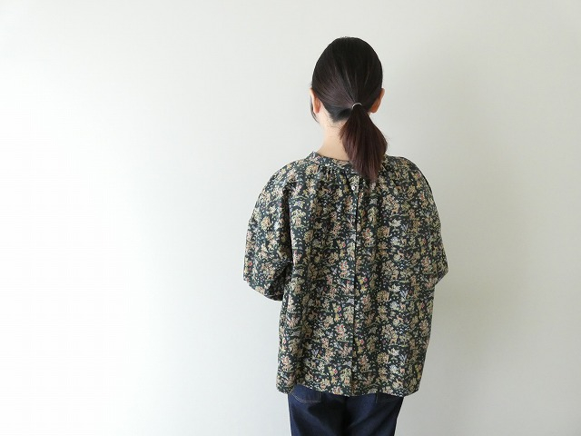 sosotto(ソソット) リバティコーデュロイ2WAYスタンドブラウスの商品画像7