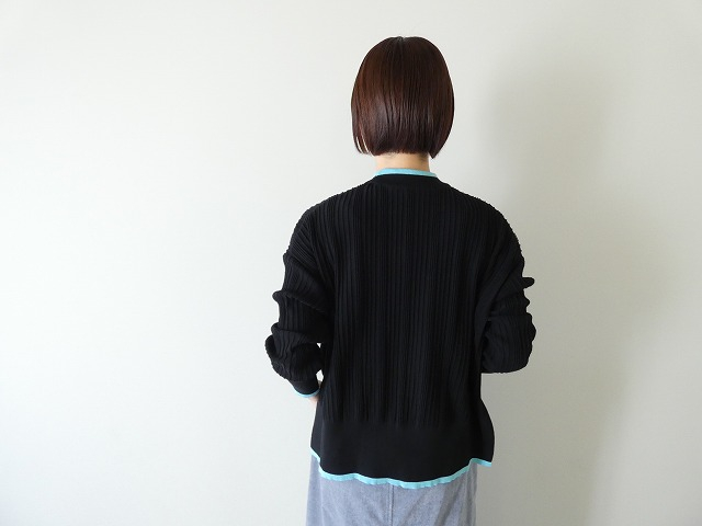 NARU ワイドリブバイカラーコモドニットの商品画像10