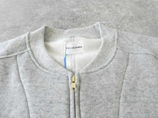 BLUE LAKE MARKET(ブルーレイクマーケット) リヨセルコットン裏毛ジップアップドロストヘムベストの商品画像30