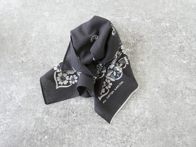 KAPITAL(キャピタル) fastcolor セルビッチバンダナ Churchill GARDEN 20×20の商品画像29