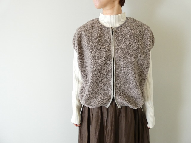 LAITERIE(レイトリー) もこもこパイルダブルZIPジャケットの商品画像4