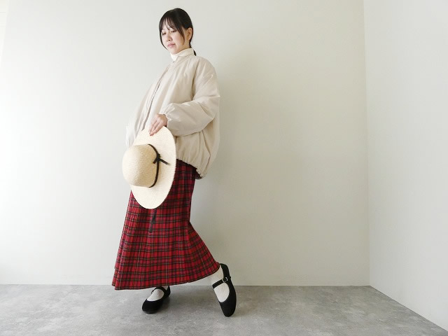 mao made(マオメイド) ノーカラーバルーンシルエットのブルゾンの商品画像7