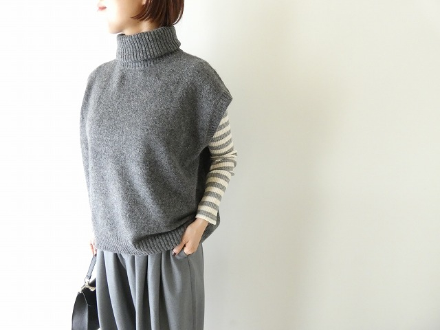 MidiUmi(ミディウミ) ハイネックニットベストの商品画像7