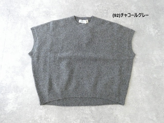 MidiUmi(ミディウミ) クルーネックコクーンベストの商品画像28
