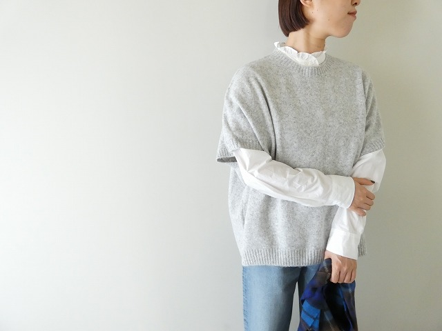 MidiUmi(ミディウミ) クルーネックコクーンベストの商品画像5