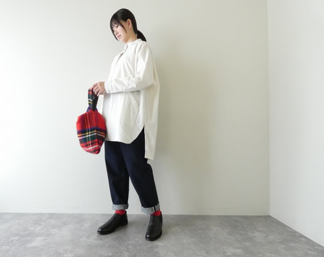setten(セッテン) ネル起毛ハイローヘムロングシャツの商品画像1