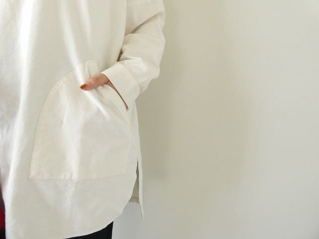 setten(セッテン) ネル起毛ハイローヘムロングシャツの商品画像3