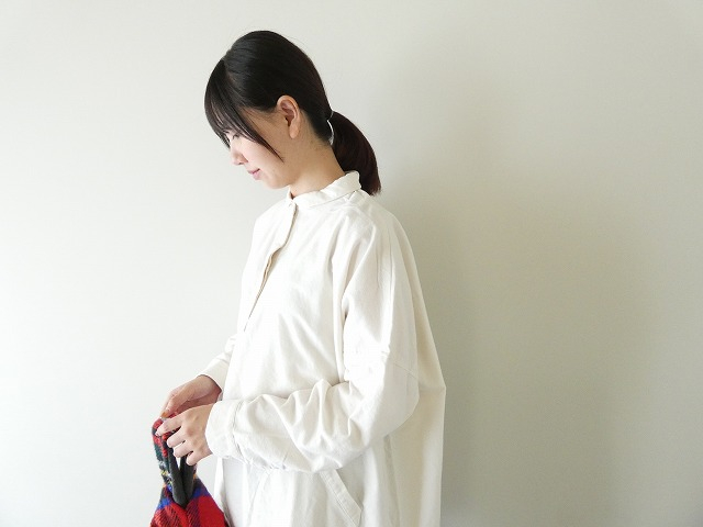 setten(セッテン) ネル起毛ハイローヘムロングシャツの商品画像5