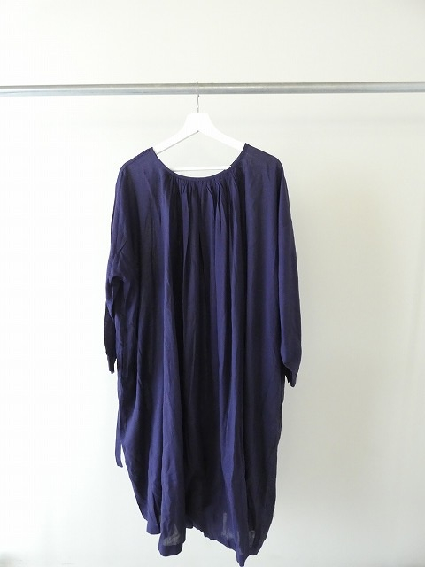 SOIL(ソイル) 60s COTTON TWILL PLAIN GATHERED SMOCK DRESS 60sコットンツイルプレーンギャザースモックドレスの商品画像3