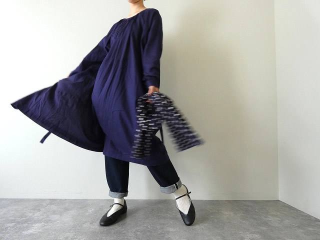 SOIL(ソイル) 60s COTTON TWILL PLAIN GATHERED SMOCK DRESS 60sコットンツイルプレーンギャザースモックドレスの商品画像7