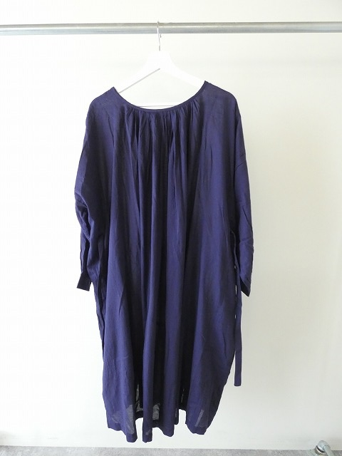 SOIL(ソイル) 60s COTTON TWILL PLAIN GATHERED SMOCK DRESS 60sコットンツイルプレーンギャザースモックドレスの商品画像8