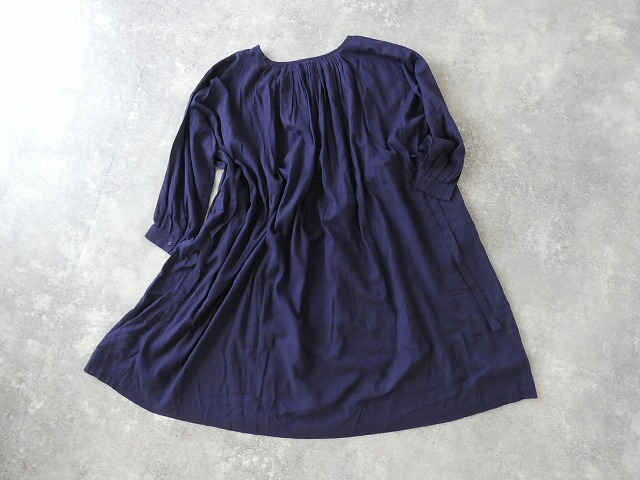 SOIL(ソイル) 60s COTTON TWILL PLAIN GATHERED SMOCK DRESS 60sコットンツイルプレーンギャザースモックドレスの商品画像9