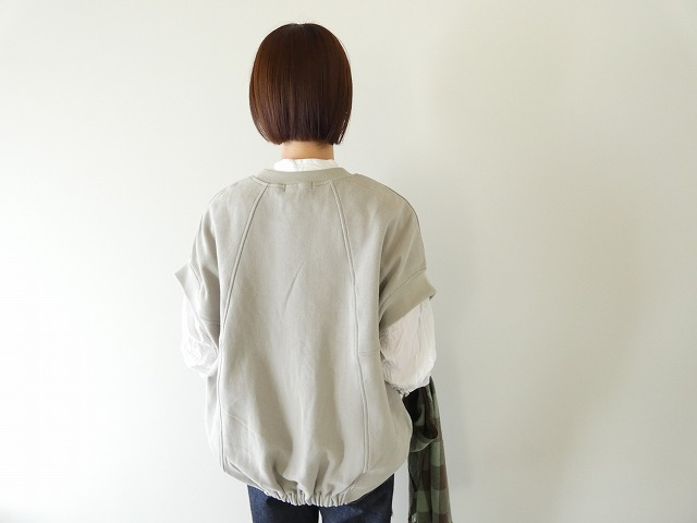 TANG(タング) 綿麻ミニ裏毛ベストの商品画像10