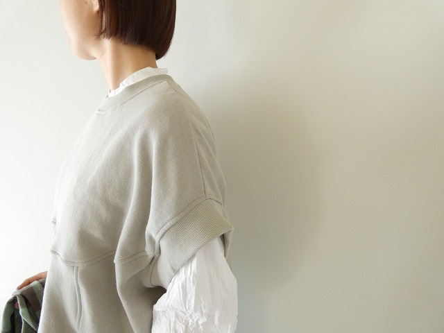 TANG(タング) 綿麻ミニ裏毛ベストの商品画像5