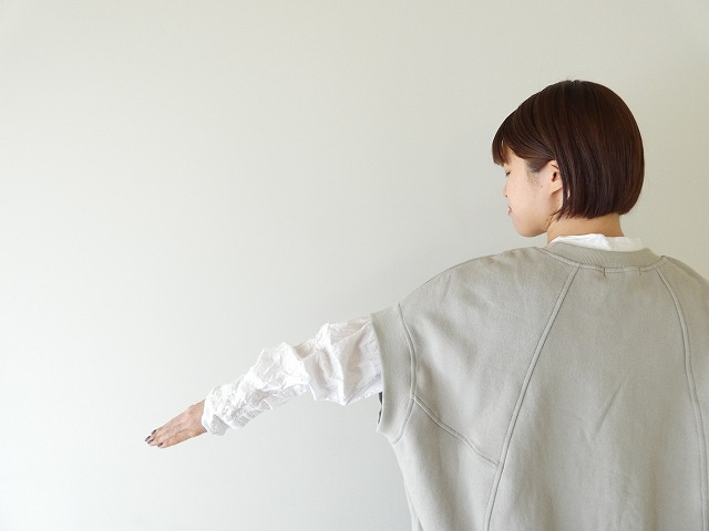 TANG(タング) 綿麻ミニ裏毛ベストの商品画像6