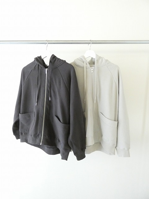 TANG(タング) 綿麻ミニ裏毛ZIPパーカーの商品画像10