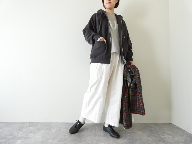 TANG(タング) 綿麻ミニ裏毛ZIPパーカーの商品画像2