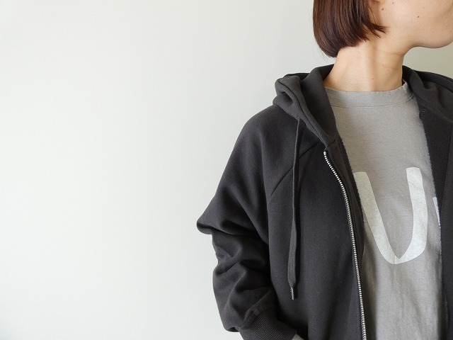TANG(タング) 綿麻ミニ裏毛ZIPパーカーの商品画像3