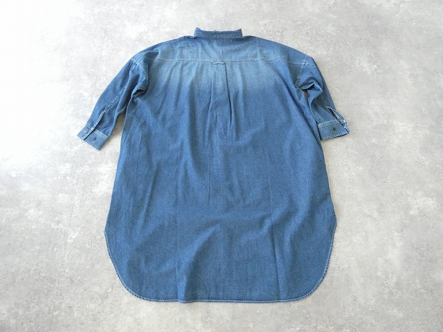 TANG(タング) 6.5oz デニムシャツワンピースの商品画像14