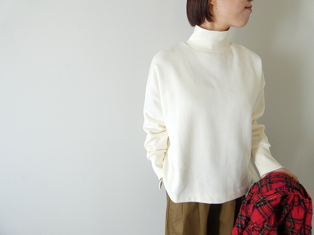 TRAVAIL MANUEL(トラバイユマニュアル) 起毛裏毛ハイネックプルオーバーの商品画像2