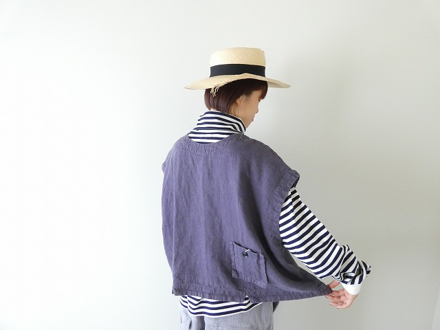 tumugu(ツムグ) ソリトリネン2wayベストの商品画像7