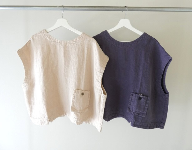 tumugu(ツムグ) ソリトリネン2wayベストの商品画像9