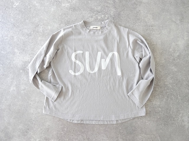 tumugu(ツムグ)  ラフィ天竺長袖プリントT「SUN」の商品画像7