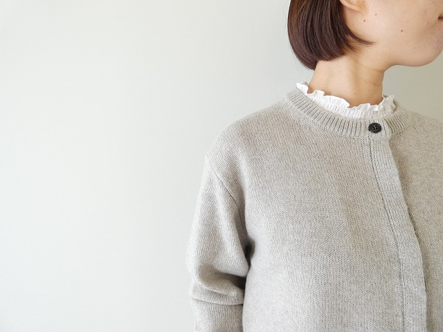 Hands of creation(ハンズオブクリエイション) リネンウール7Gクルーネックジャケットの商品画像3