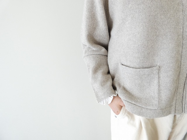 Hands of creation(ハンズオブクリエイション) リネンウール7Gクルーネックジャケットの商品画像5