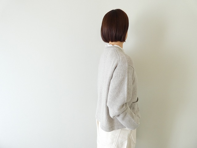 Hands of creation(ハンズオブクリエイション) リネンウール7Gクルーネックジャケットの商品画像8