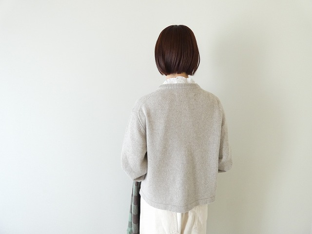 Hands of creation(ハンズオブクリエイション) リネンウール7Gクルーネックジャケットの商品画像9