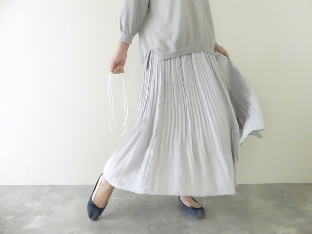 sosotto(ソソット) アンティークサテン消しプリーツスカートの商品画像10
