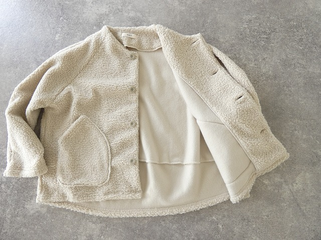NARU もこもこプードルパイルラグランジャケットの商品画像13