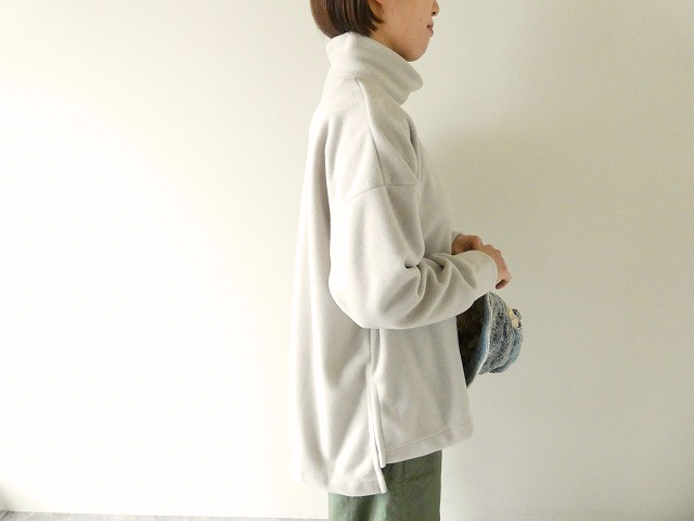 grin(グリン) イタリアンフリース ハイカラープルオーバーの商品画像4