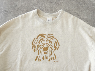 grin(グリン) シャギードッグプリント おじさん犬コーマ裏毛プルオーバーの商品画像30