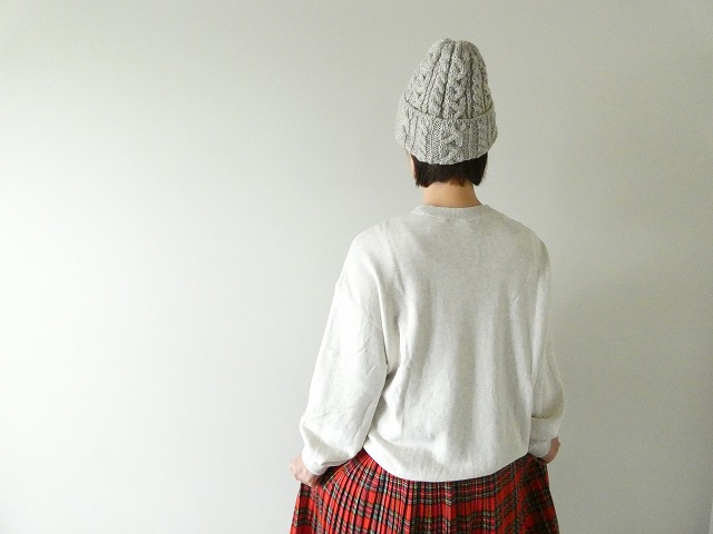 grin(グリン) シャギードッグプリント おじさん犬コーマ裏毛プルオーバーの商品画像4