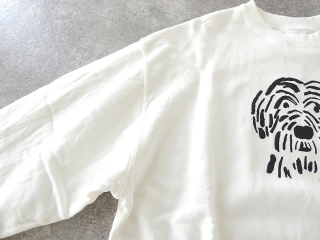 grin(グリン) シャギードッグプリント おじさん犬コーマ裏毛プルオーバーの商品画像46