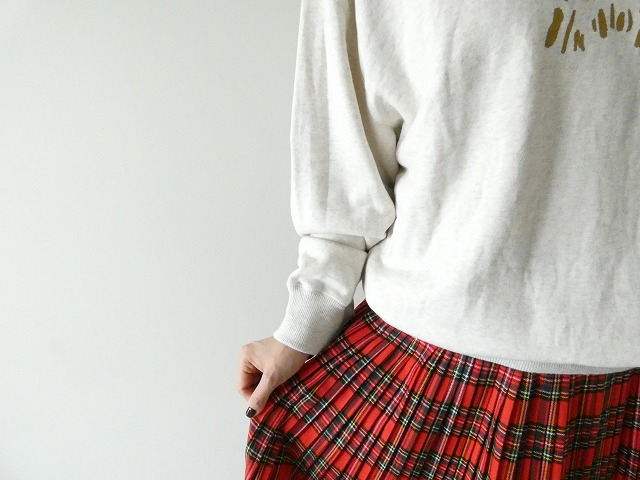 grin(グリン) シャギードッグプリント おじさん犬コーマ裏毛プルオーバーの商品画像7