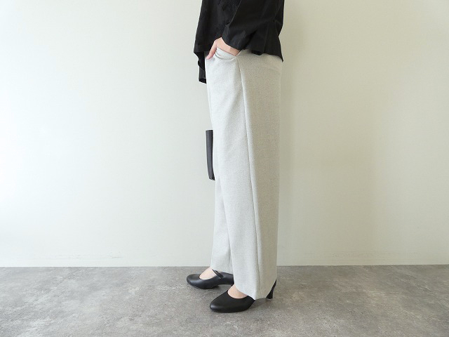 DONEEYU(ドニーユ) ツイード調両面起毛セミワイドパンツの商品画像6